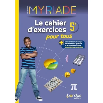 Image de Myriade Maths 5e 2023 Cahier d&#039;exercices pour tous (Broché)