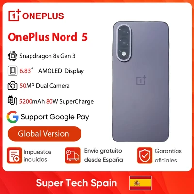 Image de Smartphone OnePlus Nord 5 12 Go/512 Go Dry Ice