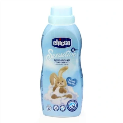 Image de Chicco Sensitive Coeur de Talc Adoucissant Concentré, Fraîcheur intense et Douceur 0+ Mois 750 ml