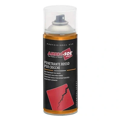 Image de Ambro Sol W501 Pénétrant pour Fissure, Permet avec Facilité et Précision de Détecter Des Défauts Soudure ou Moulage, Aérosol En Fer Blanc Recyclable 400 ml, Rouge