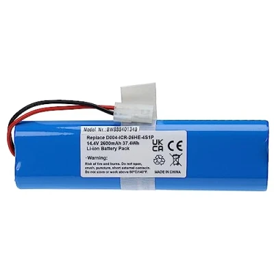 Image de vhbw Batterie Remplacement pour 360 D004 ICR 26HE 4S1P aspirateur (2600mAh, 14,4V, Li ION)