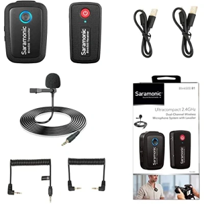 Image de Saramonic Blink 500 B1 Ensemble de Microphone sans Fil Noir