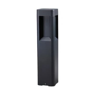 Image de Led Borne Eclairage Exterieur Annika (Moderne) en Noir Aluminium (1 lampe,à), Lumineuse Exterieur, Luminaire Lampe Jardin,