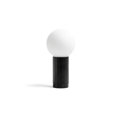 Image de HAY Turn on lampe à poser LED dimmable pied noir