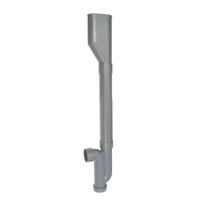 Image de SOMATHERM FOR YOU, Siphon universel d&#039;évacuation pour machine à laver, sortie horizontale 40 mm, modèle compact avec entonnoir double, compatible toutes les évacuations