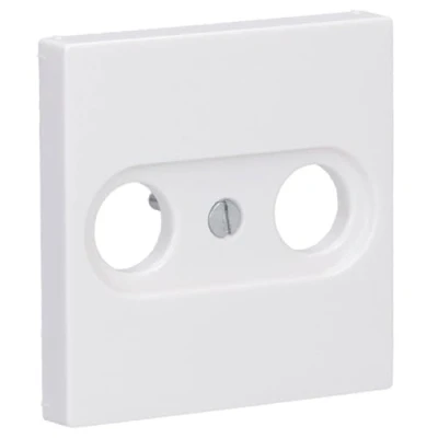 Image de Jung simple Cache Prise TV, radio blanc alpin A561PLTVWW
