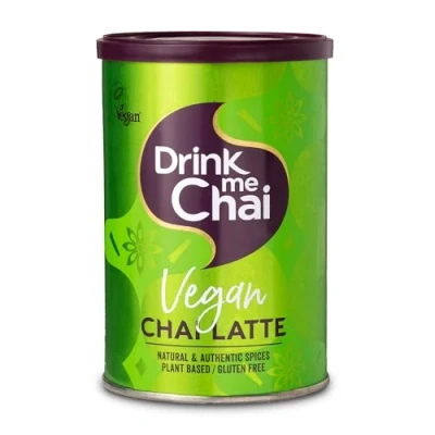 Image de Drink me Chai Thé Latte Végan de 250g (Pack 1), ajouter juste l&#039;eau, poudre (16 portions au total)