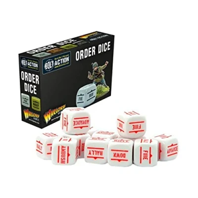 Image de Commandez des dés pour Bolt Action (blanc)