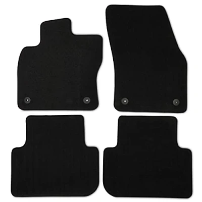 Image de Safe Travel VW Tiguan (04/2016 Onwards) Premium Black with Trim Car Mats Set of 4