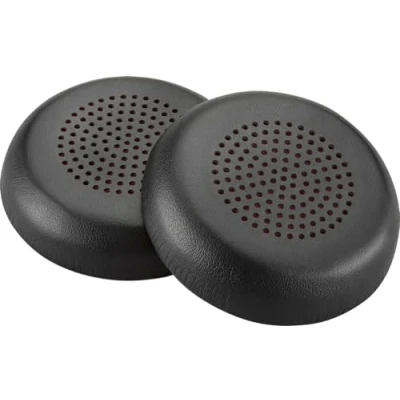 Image de POLY AUDIO Coussin d&#039;oreille de Rechange en Similicuir Noir Voyager Focus 2