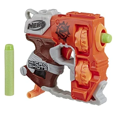 Image de NERF MicroShots Zombie Strike Flipfury Blaster Classique au Format Micro