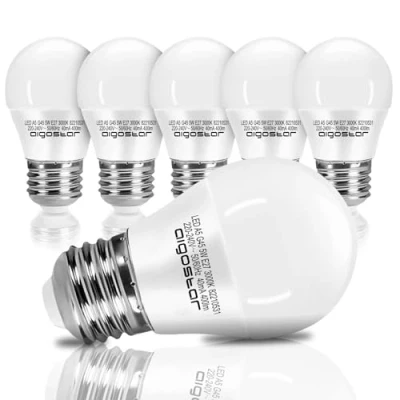 Image de Aigostar Ampoules LED E27 4.9W (équivalant à Ampoule Halogène de 37W), Blanc Chaud 3000K, 420 Lumens, Angle 180º, CRI &gt; 80 Lot 5