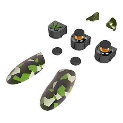 Image de Thrustmaster ESWAP X Green Color Pack de modules manette jeu personnalisable pour Xbox Series XS, One et PC