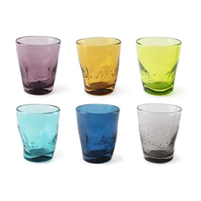Image de Excelsa Color Wave Lot de 6 verres à eau, verre