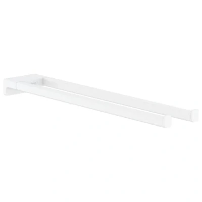 Image de hansgrohe AddStoris Porte serviettes double branche 450 mm, blanc mat, 41770700