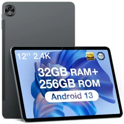 Image de DOOGEE T20 Ultra Tablette Android 13, 12 Pouces, 32GB + 256GB (TF 2TB) Helio G99 Octa Core Tactile, 10800mAh, Écran 2.4K, 16MP+8MP, 4G LTE /5G WiFi Gaming, GMS/GPS/Widevine L1