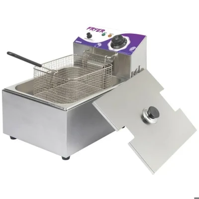 Image de Friteuse electrique 6 l voyant lumineux acier inoxydable