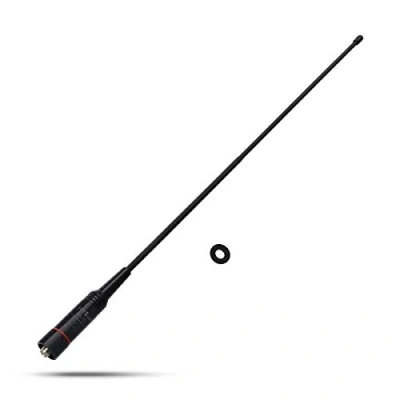 Image de HYS Antenne 772 SMA femelle 15,7&quot; double bande 144/430 MHz UHF/VHF pour Baofeng UV 5R 82 BF F8HP F8 + 888s