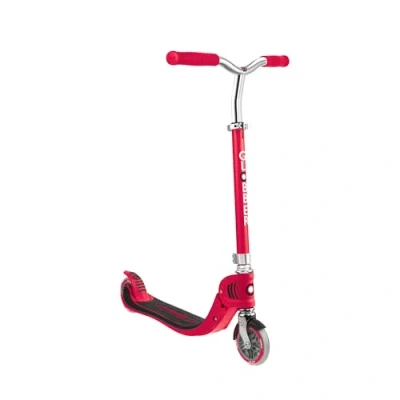 Image de Globber Flow Foldable 125 Trottinette Pliable 2 Roues pour Les Enfants à partir de 5 Ans et Ados, Rouge