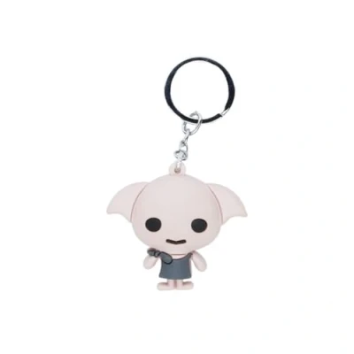 Image de Harry Potter Dobby Chibi Figurine en Vinyle Porte clés, Rose, 4,5 x 6 cm