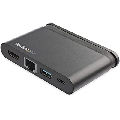 Image de StarTech.com Adaptateur multiport AV numérique USB C avec Power Delivery jusqu&#039;à 100 W (DKT30CHCPD)