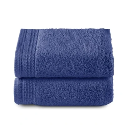 Image de Top Towel Premium Grandes Serviettes de Bain 2 essuie Mains 50 x 100 cm 100% Coton 600 grammes Marin