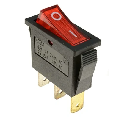 Image de Interrupteur LED KCD3 A Bascule 2 Positions 3 Broches AC 250V/15A 125V/20A (096)