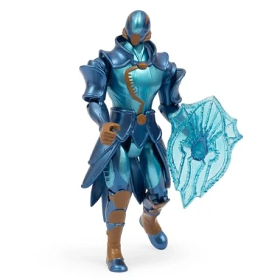 Image de Gormiti, Figurine articulée 15 cm, Gormiti avec Arme, Modèle Eau AQU, pour Les Enfants à partir de 4 Ans, GRV204, Multicouleur