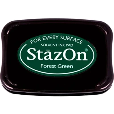 Image de Stazon Tampon Encreur, Vert, Taille Unique