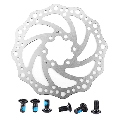 Image de Disques de frein à Disque vélo, en acier inoxydable inoxydable(140mm)