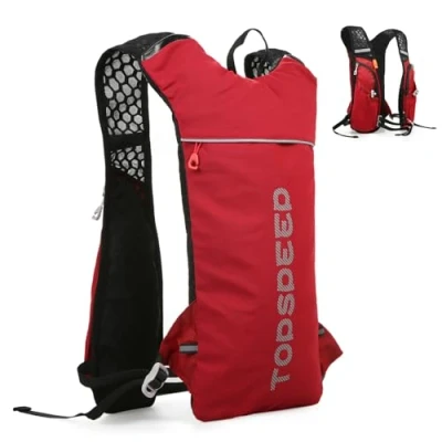 Image de Lixada Sac à Dos D&#039;hydratation, Hydratation de Course Pied Léger 5 litres Grande Capacité Extérieure D&#039;équitation pour la Pied, équitation, Jogging