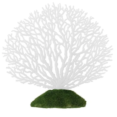 Image de Fdit Bande de corail artificiel en silicone effet lumineux pour aquarium, paysage (blanc)