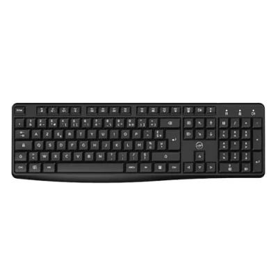 Image de Mobility Lab ML313979 Clavier sans Fil Deluxe Keyboard Récepteur USB et C, Frappe précise, Touches Souples silencieuses, Pavé numérique, Disposition AZERTY Noir