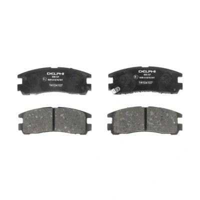 Image de DELPHI LP955 Jeu de plaquettes frein avec indicateur d&#039;usure sans tôle anti bruit accessoires MITSUBISHI: PAJERO Pinin, 2, 3000GT Coupe