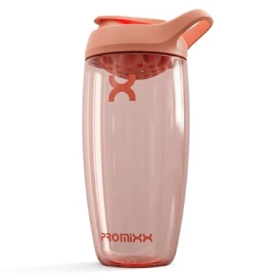 Image de Promixx PURSUIT bouteille shaker de protéines qualité supérieure pour shakes complémentaires facile à nettoyer et durable, 950 ml, Corail