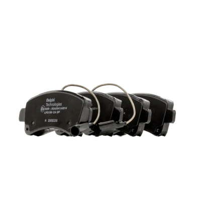 Image de DELPHI LP3185 Jeu de plaquettes frein contact signal d&#039;usure inclus avec tôle anti bruit accessoires FIAT: Ducato III Van