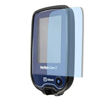 Image de caseroxx TPU Housse et Film de Protection l&#039;écran pour Freestyle Libre 1/2 / Insulinx 14 Day, Set (TPU Coloris Noir)