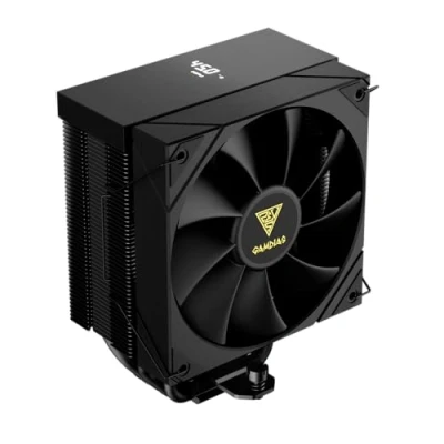 Image de GAMDIAS BOREAS M2 51D Ventirad CPU, Écran Numérique avec Logiciel, 5 Caloducs en Cuivre, Ventilateur PWM 120 mm, 2000 RPM, Compatibilité LGA1851/1700/1151/1150/1155/1156/1200, AM5/AM4, Noir