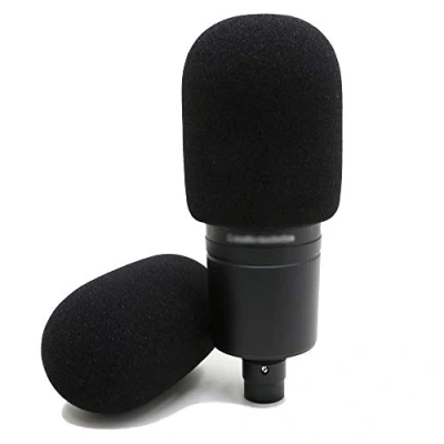 Image de YOUSHARES Bonnette Filtre Anti Pop en Mousse Vent s&#039;adapte parfaitement avec AT2020USB+ Microphone cardioïde USB