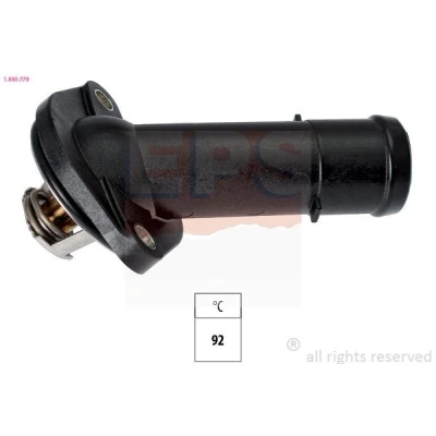 Image de EPS 1.880.779 Thermostat d&#039;eau 92 Made in Italy OE Equivalent avec joint d&#039;étanchéite AUDI: A3 3/5 portes, Sportback, A1 portes