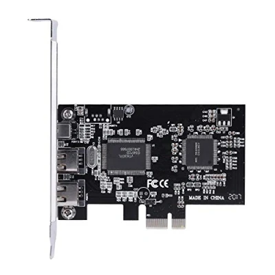 Image de Carte PCIe Firewire pour 10, contrôleur d&#039;adaptateur PCI Express IEEE 1394 4 ports (3 x 6 broches et 1 broches), adaptateur 1394a E 800 7/8/Mac OS avec