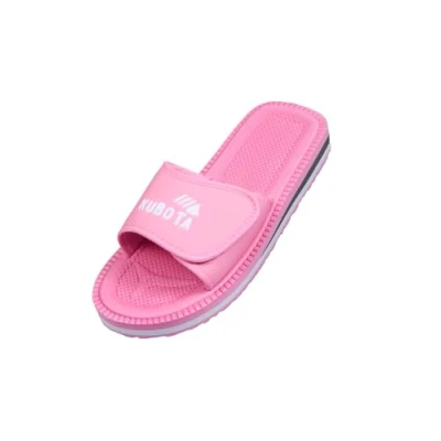 Image de Kubota Claquettes à scratch Femme Sandales été avec fermeture auto agrippante Chaussures pour piscine et plage Chaussons Rose poudré 37