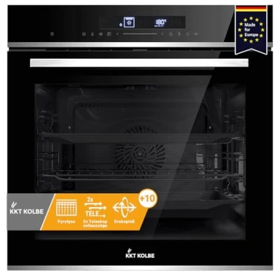 Image de KKT KOLBE/Premium Four encastré 60cm / 72L 3,2kW Pyrolyse/Fonction pizza/Tiroirs télescopiques EB8019EDP