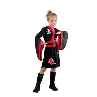 Image de Ciao Ninja Girl Maillot de bain pour fille Noir/Rouge 5 7 ans