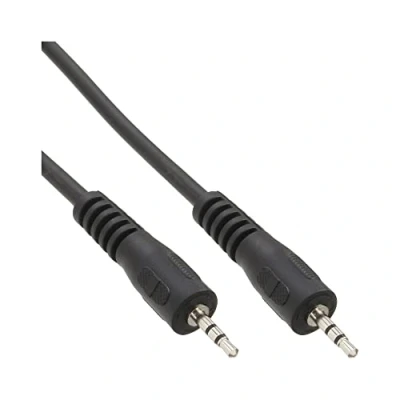 Image de InLine Câble audio jack micro stéréo (M) pour 1 m noir