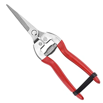 Image de Sécateur, Ciseaux Tout Usage, Sécateur Outil de Coupe, Adapté à la Taille des Branches Dans le Jardin et Fleurs(Rouge)
