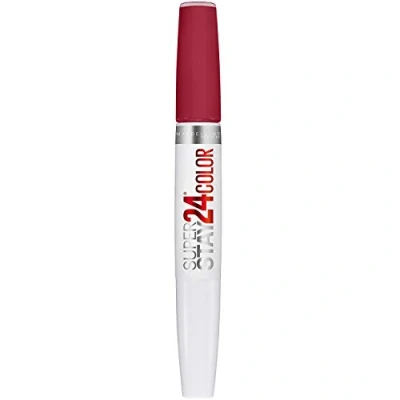 Image de Maybelline New York Super STAY 24H Smile Brighter Rouge à lèvres liquide, Femme, Taille: 5 g, Optic ruby