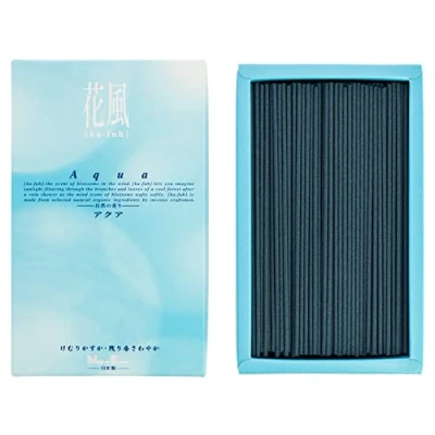 Image de Nippon Kodo encens Japonais Ka fuh Aqua, Grande boîte d&#039;encens, avec Peu de fumée