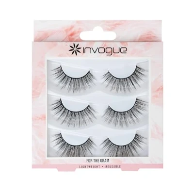Image de Invogue Multipack Faux Cils Vault 3 (Ensemble de 3)