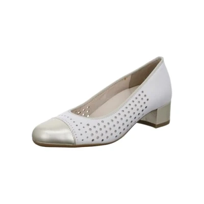 Image de ARA Femme Nice Escarpins, Platine crème, 36.5 EU Large